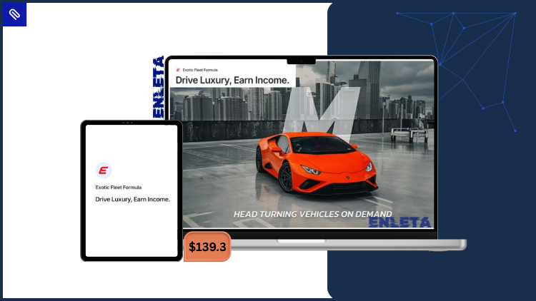 Exotic Fleet Formula – Drive Luxury, Earn Income by Connor Gill Exotic Fleet Formula course for building a profitable luxury car rental business