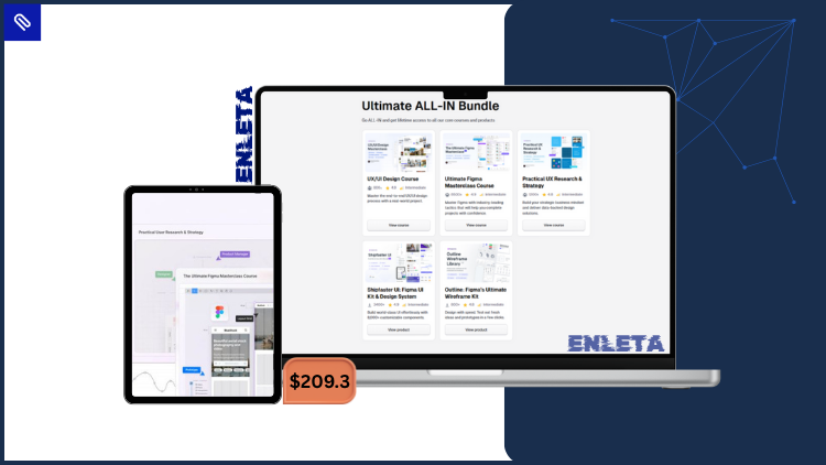 Ultimate ALL-IN Bundle – Master UX/UI Design Powerfully learn ux/ui design and figma mastery with michael wong’s ultimate all-in bundle for designers.