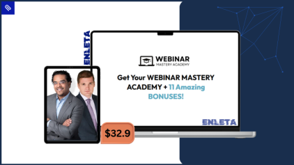 Webinar Mastery Academy course studio system interface