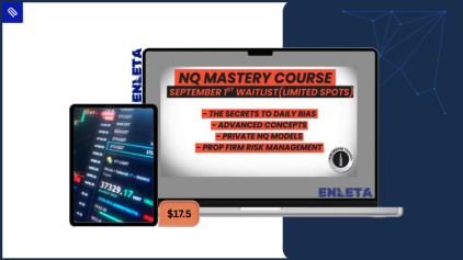 MMXM Trader NQ Mastery Course dashboard
