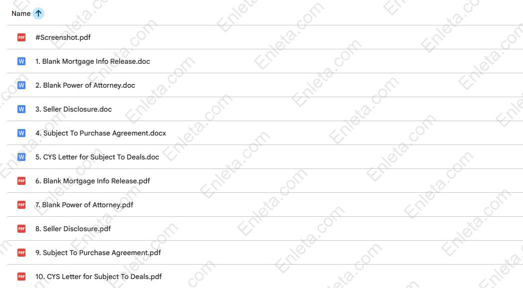 Proven Subject To Document Packet by Kris Haskins – Real Estate Mastery subject to real estate toolkit