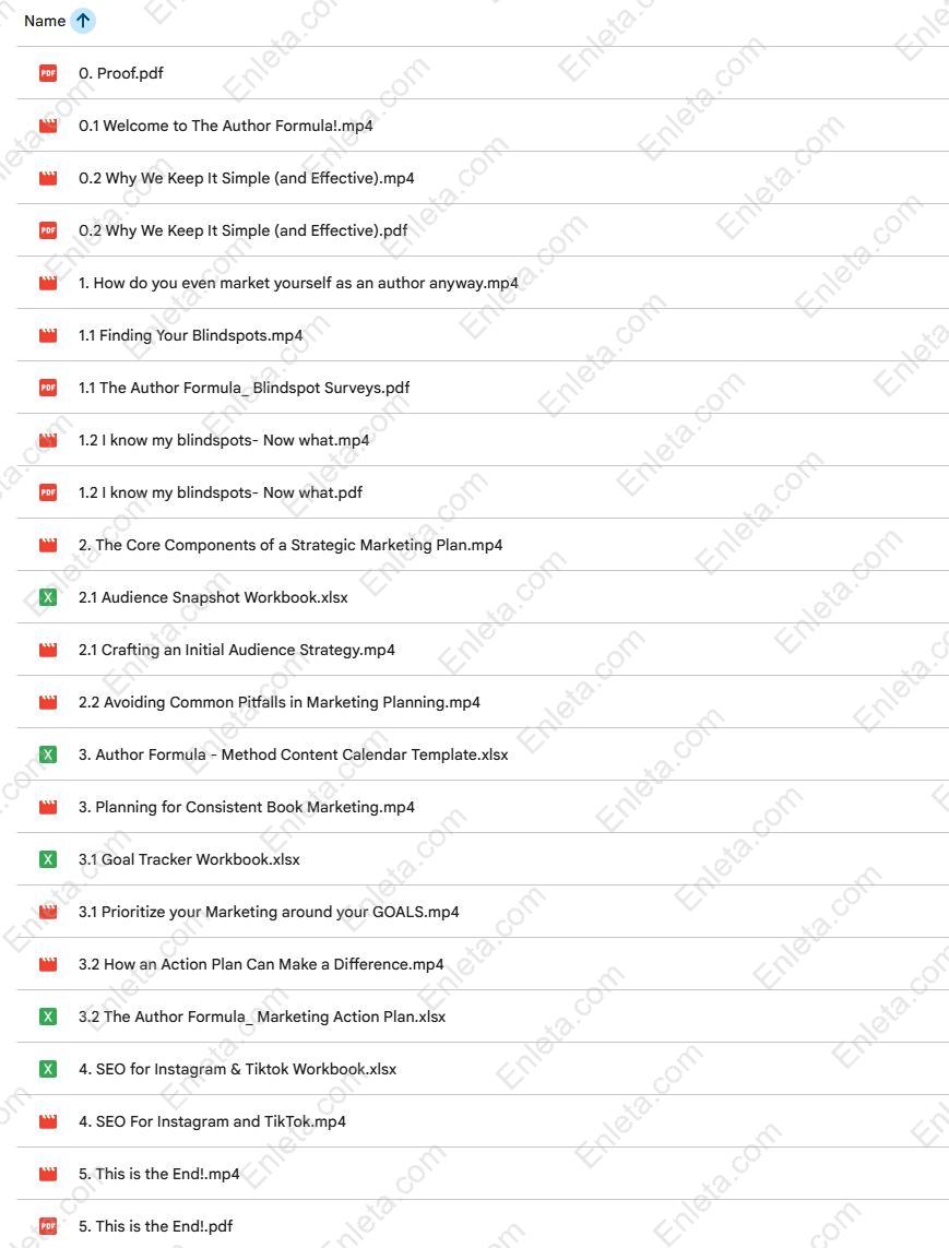 The Author Formula by Method Agency – Proven Book Marketing Blueprint the author formula online course