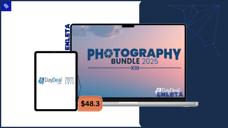 The Complete Photography Bundle XIII (2025) by 5DayDeal The Complete Photography Bundle XIII (2025) featuring courses presets and creative tools for photographers