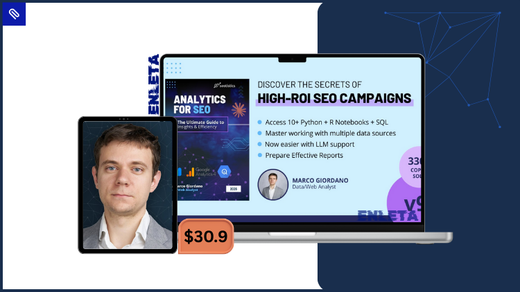 Analytics for SEO: The Ultimate Guide to Insights and Efficiency Ebook by Marco Giordano Analytics for SEO teaching actionable insights google search console interpretation and better roi workflows