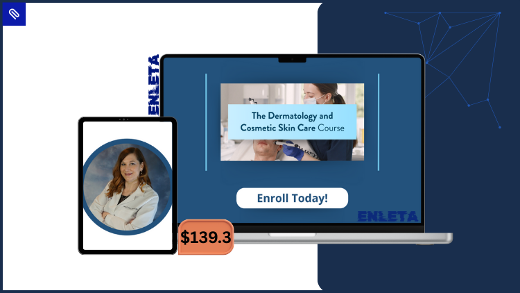 The Dermatology and Cosmetic Skin Care Course by Laura Collins The Dermatology and Cosmetic Skin Care Course trains nurse practitioners to treat acne eczema psoriasis and build cash pay services