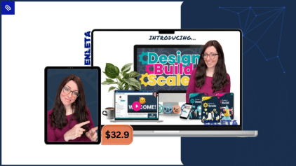 Design Build Scale by Rucheli Berry course showing how to launch an online business funnel in 7 days using simple systems