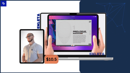 Logo Design eGuide by Tom Satori explaining a structured workflow, branding clarity, and client-focused logo creation