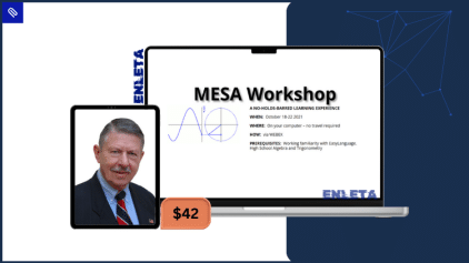 MESA Workshop by John Ehlers showing advanced cycle analysis, digital filters, and quantitative trading systems development