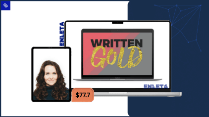 Written Gold by Halley Gray showing a clear framework for writing high-converting sales pages for services